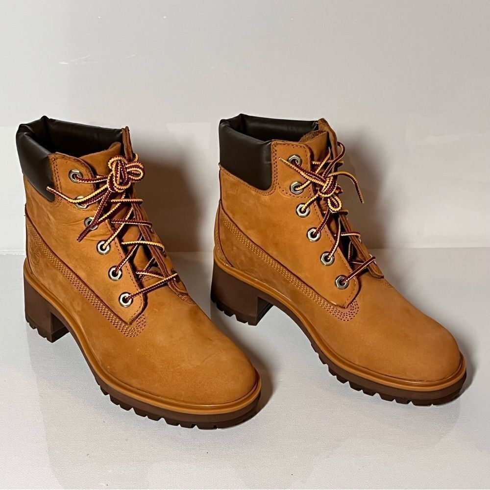 Timberland Kinsley Leather Lace-Up Boots